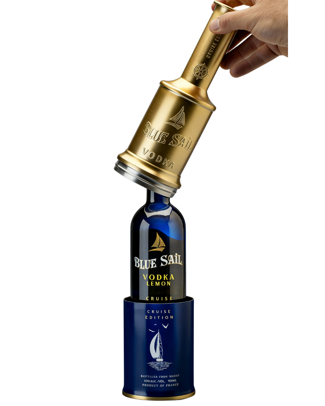 GB binoculars Blue Sail Vodka